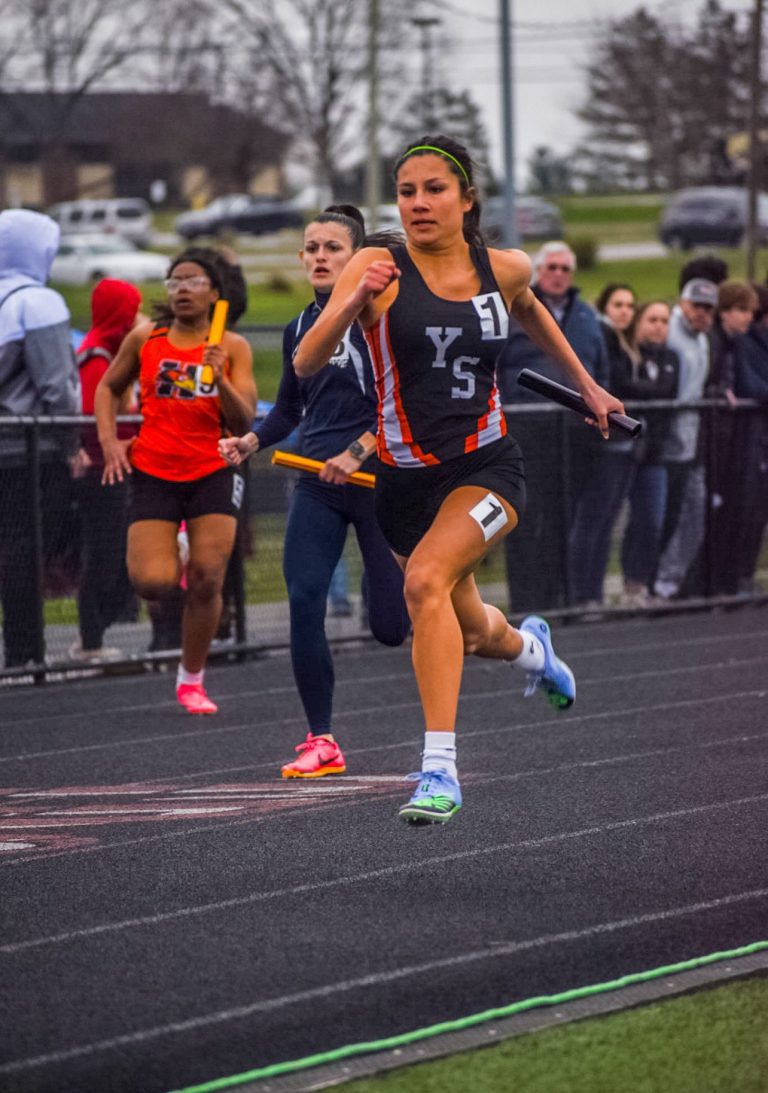 Track team competes at the PanRam Invitational York Suburban High School